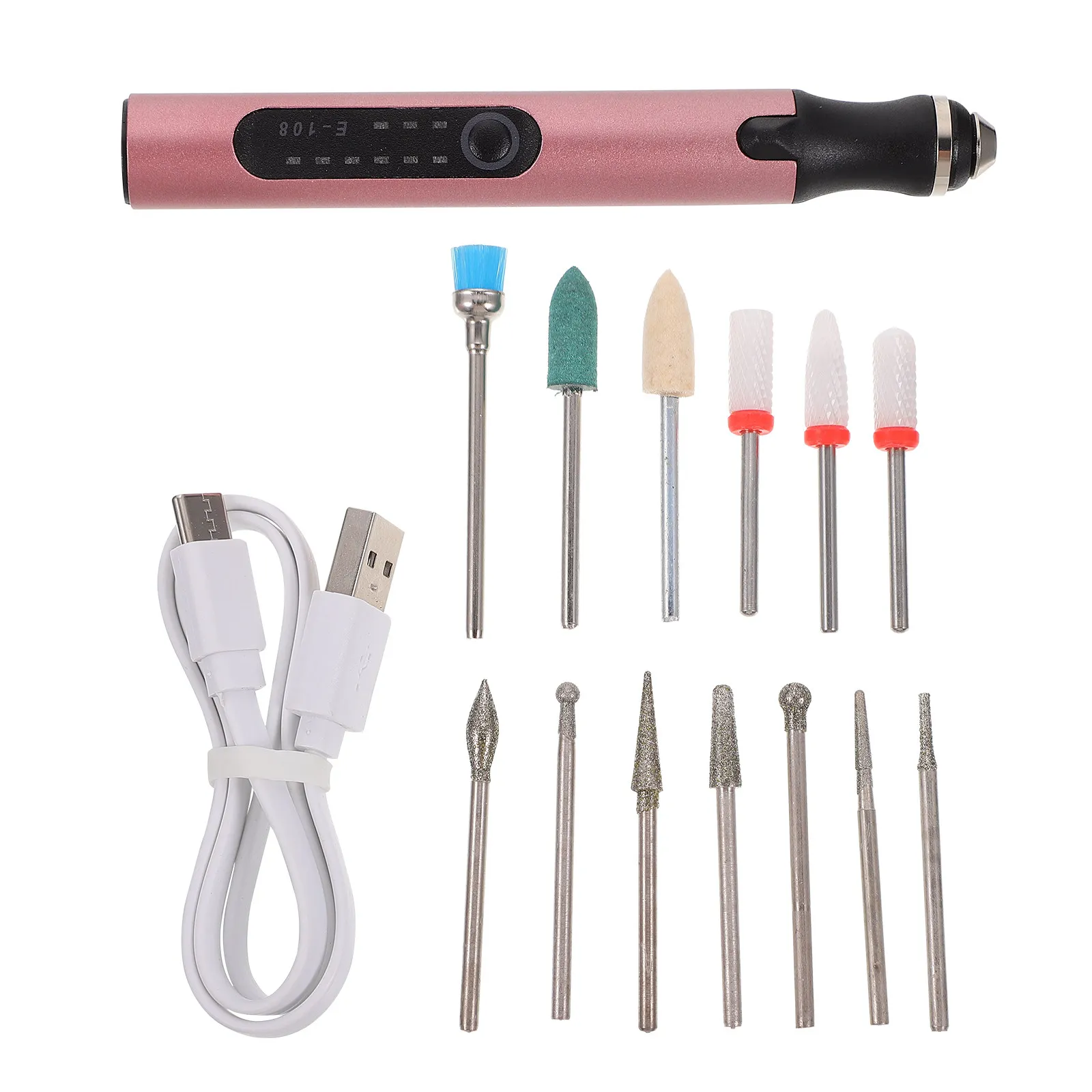 1Set Electric Nail Grinder Compact Durable Multifunctional Nail Polishing Tool Portable Manicure Polisher USB Charging
1Set Electric Nail Grinder Compact Durable Multifunctional Nail Polishing Tool Portable Manicure Polisher USB Charging