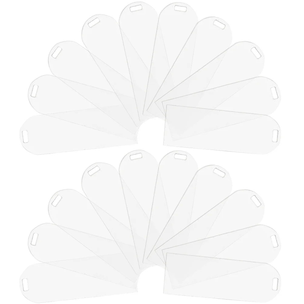 20 Pcs Transparent Blank Bookmark Bookmarks DIY Acrylic Reading Sublimation Multi-use
20 Pcs Transparent Blank Bookmark Bookmarks DIY Acrylic Reading Sublimation Multi-use