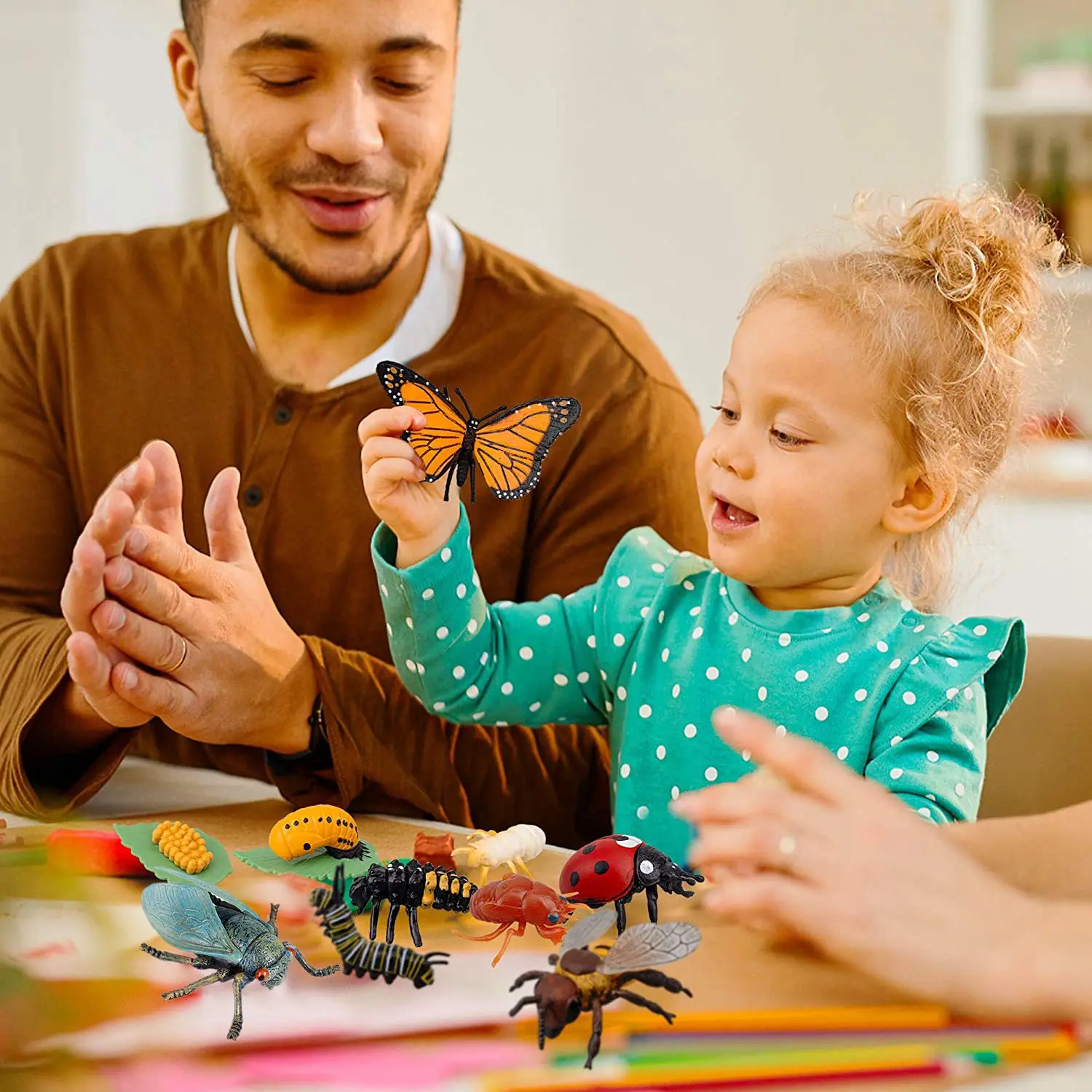 MACH-16PCS Insect Figurines Life Cycle Of Monarch Butterfly,Honey Bee,Cicada,Ladybug, Plastic Educational School Project
MACH-16PCS Insect Figurines Life Cycle Of Monarch Butterfly,Honey Bee,Cicada,Ladybug, Plastic Educational School Project