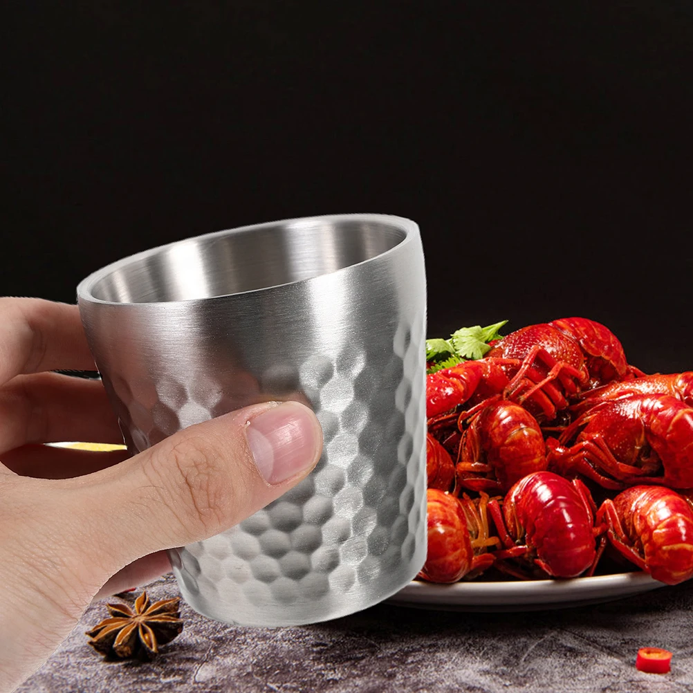 4pcs 304 Stainless Steel Cold Drink Cups 175ml Portable Beer Mug Camping Picnic Glass Kitchen Bar Supplies
4pcs 304 Stainless Steel Cold Drink Cups 175ml Portable Beer Mug Camping Picnic Glass Kitchen Bar Supplies