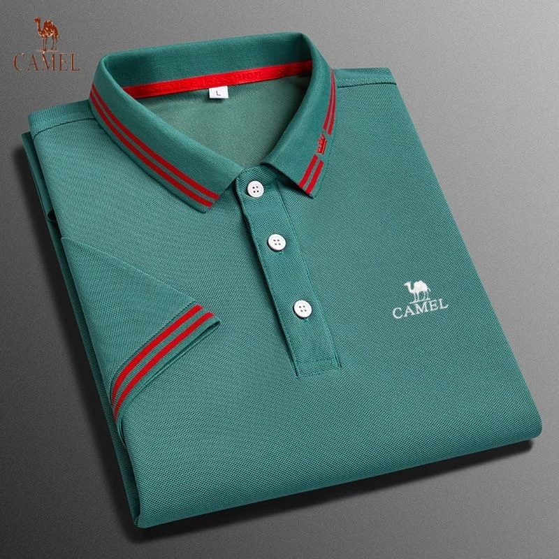 New men's high-quality embroidered logo polo shirt for summer fashion, business leisure, breathable short sleeved top
New men's high-quality embroidered logo polo shirt for summer fashion, business leisure, breathable short sleeved top