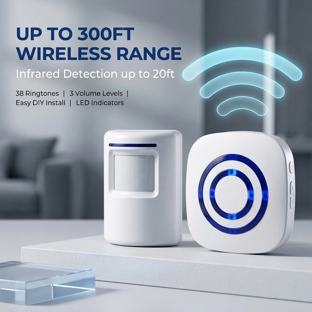 Motion Detector Alarm, Siren, Infrared Motion Detector Sensor, Wireless Pir Alarm Kit, Motion Detector, Infrared Detector
Motion Detector Alarm, Siren, Infrared Motion Detector Sensor, Wireless Pir Alarm Kit, Motion Detector, Infrared Detector