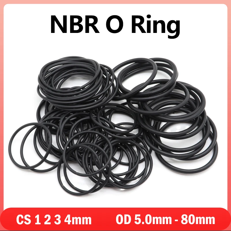 50pcs NBR O Ring Gasket CS 1/2/3/4mm OD 5mm ~ 80mm Automobile Nitrile Rubber Round Corrosion Oil Resistant Sealing Washer Black
50pcs NBR O Ring Gasket CS 1/2/3/4mm OD 5mm ~ 80mm Automobile Nitrile Rubber Round Corrosion Oil Resistant Sealing Washer Black