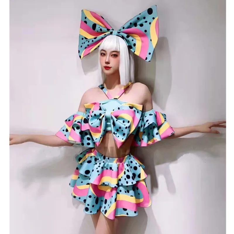 Bar Nightclub Women Dance Team Sexy Stage Wear Leopard Pattern Skirt Headdress Party Show Rave Outfit Dancer Performance Costume
Bar Nightclub Women Dance Team Sexy Stage Wear Leopard Pattern Skirt Headdress Party Show Rave Outfit Dancer Performance Costume