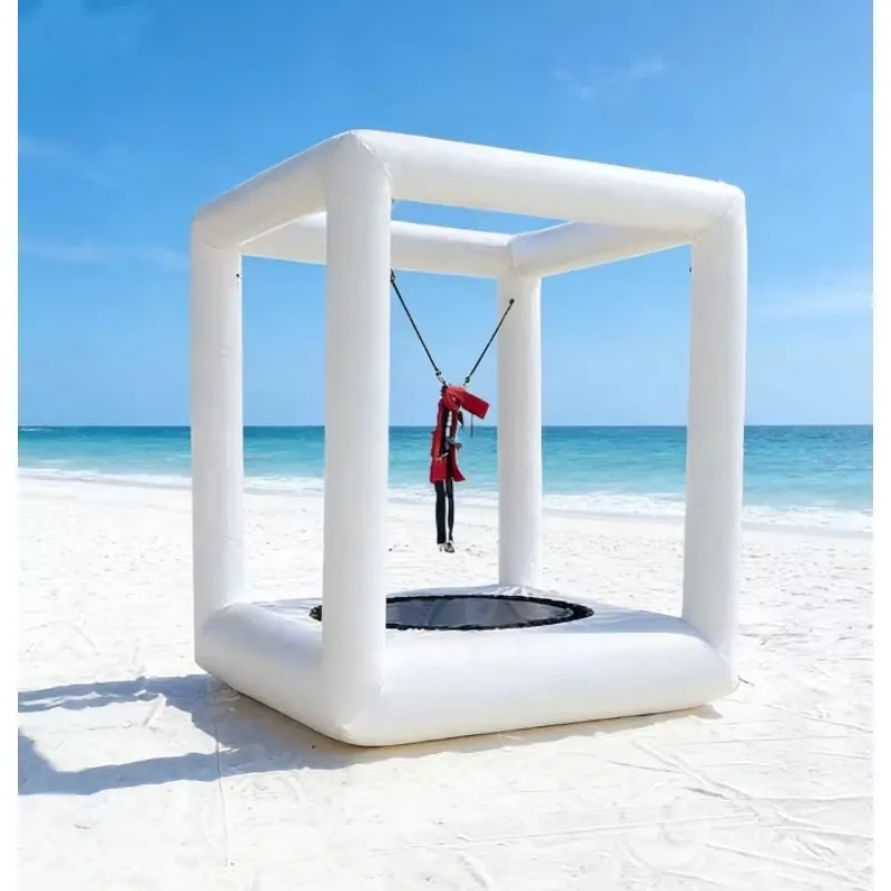 Inflatable Bungee Jumping Trampoline for Kids Custom Playground Sport Game Equipment PVC Outdoor Single Person
Inflatable Bungee Jumping Trampoline for Kids Custom Playground Sport Game Equipment PVC Outdoor Single Person