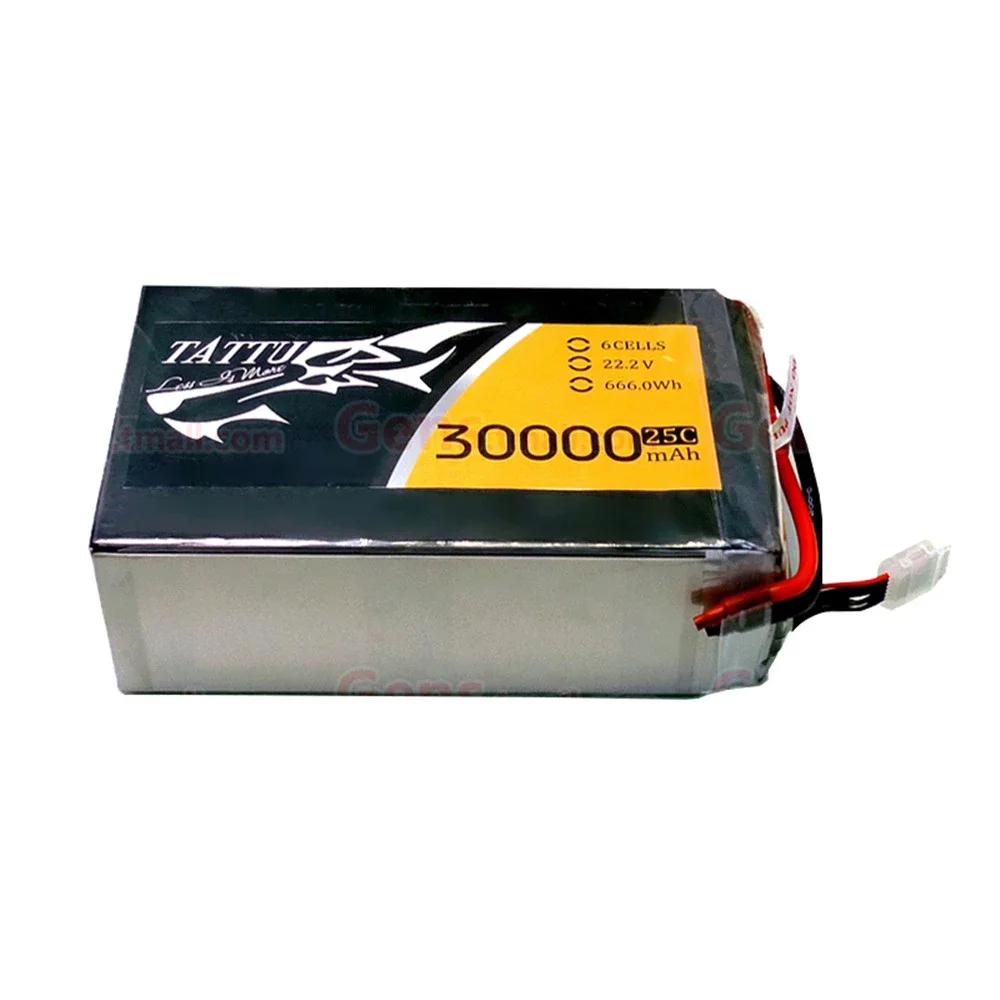Fast Charge 30000mAh 25C 22.2V 6S1P Intelligent Lipo Battery for agriculture drone
Fast Charge 30000mAh 25C 22.2V 6S1P Intelligent Lipo Battery for agriculture drone