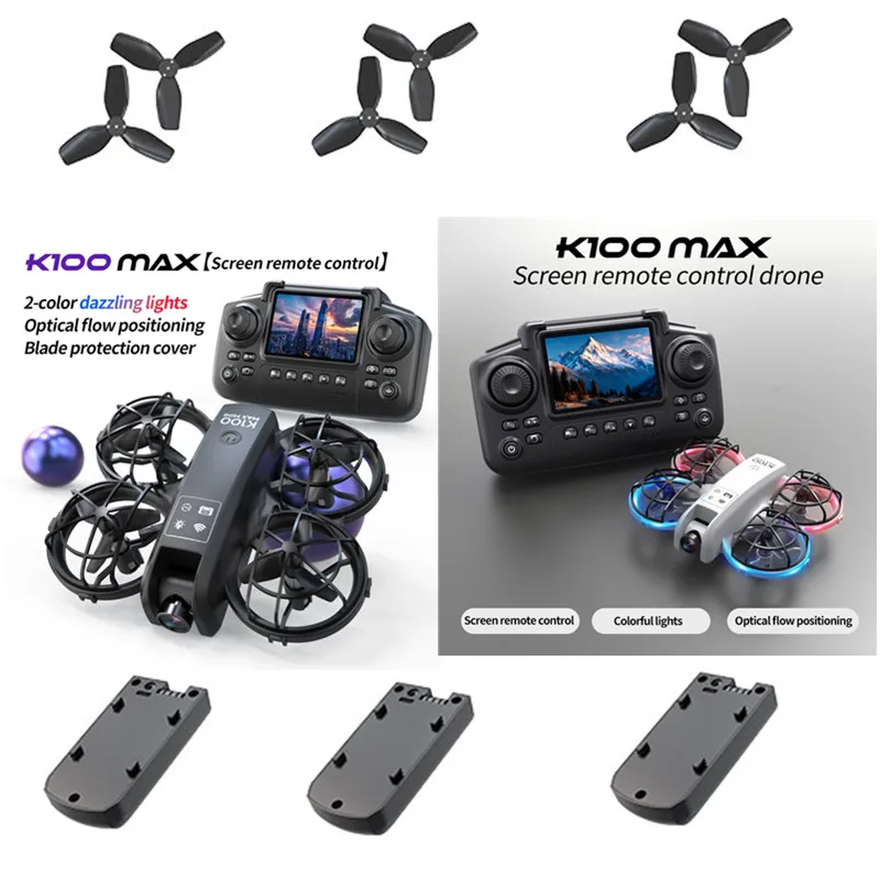 K100 MAX Drone Battery 3.7V 350MAH Battery/Propeller For K100MAX Drone Screen Drone Battery Blades K100MAX Dron accessory Toy
K100 MAX Drone Battery 3.7V 350MAH Battery/Propeller For K100MAX Drone Screen Drone Battery Blades K100MAX Dron accessory Toy