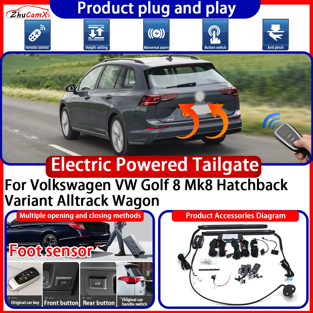Powered Tailgate for Volkswagen VW Golf 8 Mk8 Hatchback Variant Alltrack Wagon anti pinch Smart Intelligent Control Gate Lift
Powered Tailgate for Volkswagen VW Golf 8 Mk8 Hatchback Variant Alltrack Wagon anti pinch Smart Intelligent Control Gate Lift