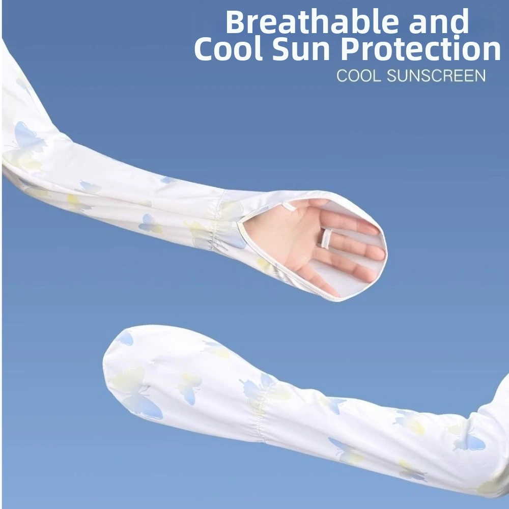Anti-Sunburn Sun Protection Sleeves Breathable Comfortable Ice Silk Sleeves Lightweight & Thin Loose Fit Sun Protection Gloves
Anti-Sunburn Sun Protection Sleeves Breathable Comfortable Ice Silk Sleeves Lightweight & Thin Loose Fit Sun Protection Gloves
