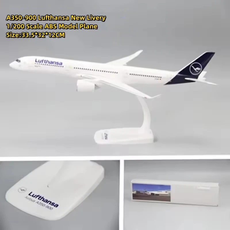 Toy Model Airplanes 1/200 A350 A350-900 Lufthansa New Livery Airline Aircraft Plastic ABS Assembly Plane For Collection
Toy Model Airplanes 1/200 A350 A350-900 Lufthansa New Livery Airline Aircraft Plastic ABS Assembly Plane For Collection