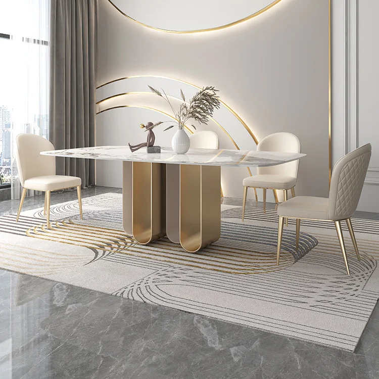 Italian Marble Sintered Stone Modern Mirror Dining Gold Dinning Table Leg With Alpinus 8 Sitter
Italian Marble Sintered Stone Modern Mirror Dining Gold Dinning Table Leg With Alpinus 8 Sitter