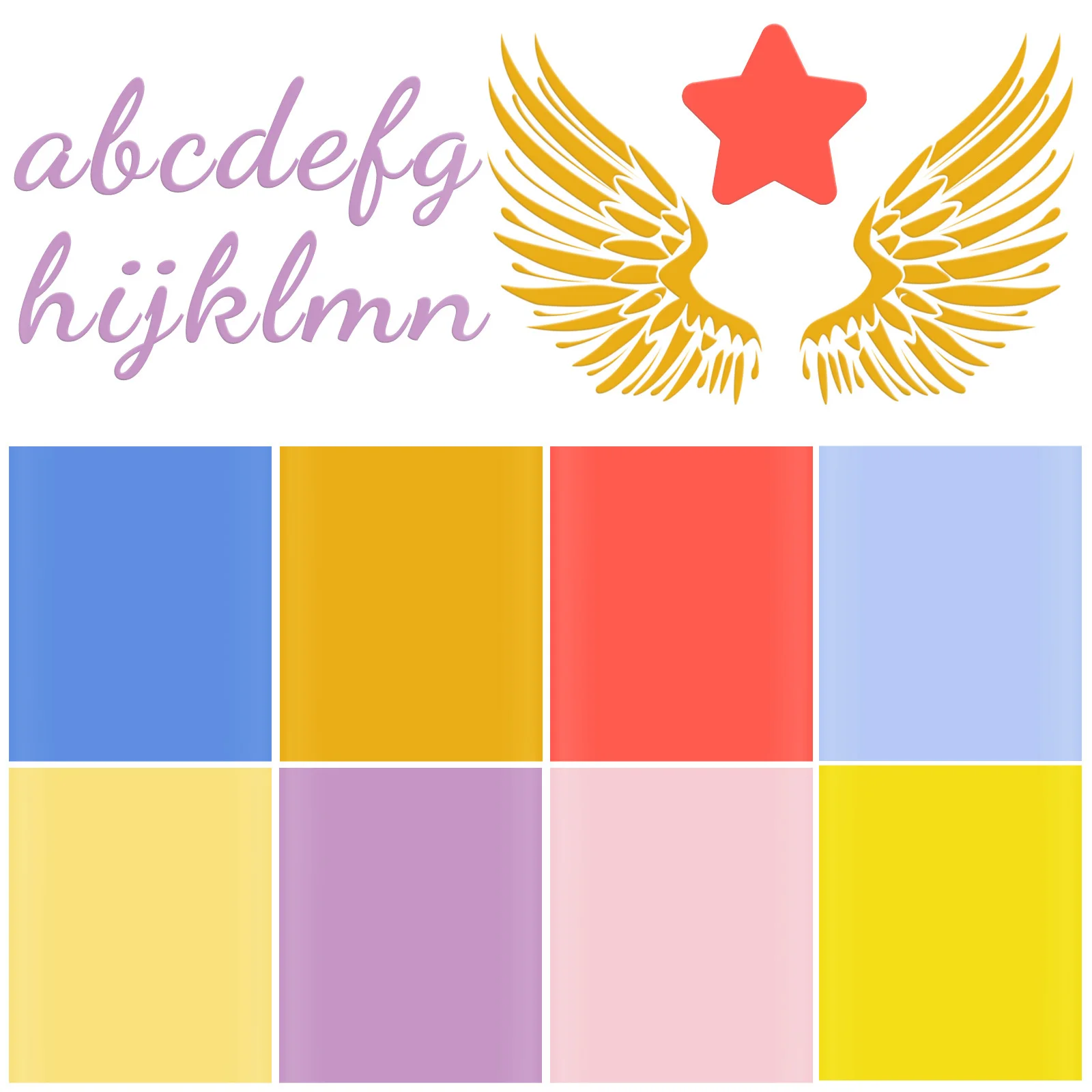 8 Sheets PU Matte Heat Transfer Vinyl Film Durable DIY Transfer Paper for Vinyl Clothes Craft Supplies Film
8 Sheets PU Matte Heat Transfer Vinyl Film Durable DIY Transfer Paper for Vinyl Clothes Craft Supplies Film