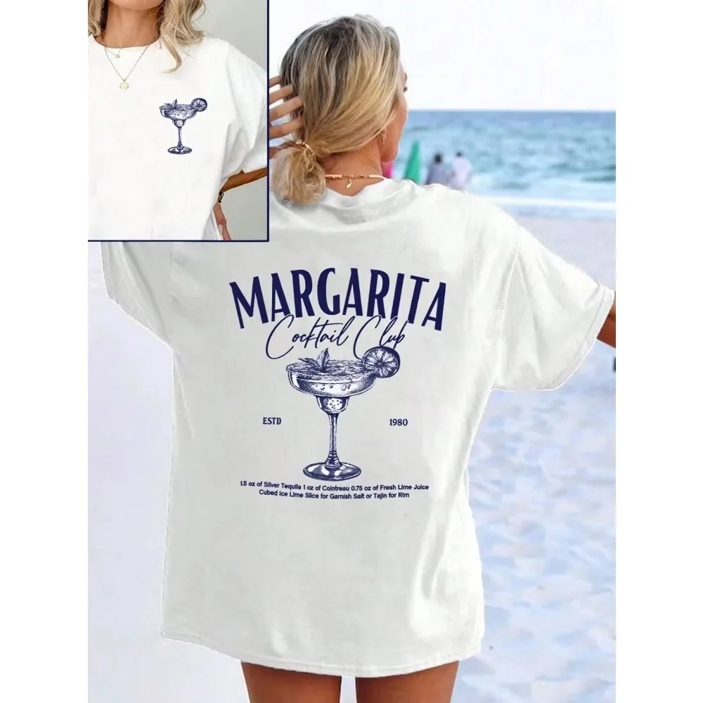 Women's round neck casual cotton loose version T-shirt summer one-piece wear romantic wine glass printing tide
Women's round neck casual cotton loose version T-shirt summer one-piece wear romantic wine glass printing tide