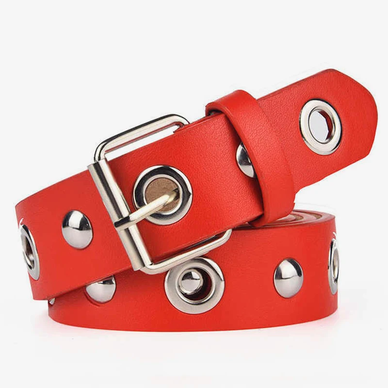 New Belt Decoration Dress With Small Belt, Fashionable, Simple And Versatile, Casual Punk Rivets, Women's Belt With Round Holes
New Belt Decoration Dress With Small Belt, Fashionable, Simple And Versatile, Casual Punk Rivets, Women's Belt With Round Holes