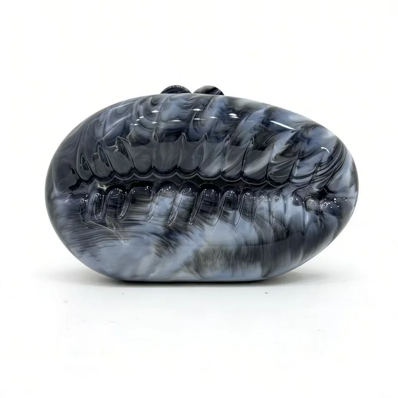 Creative Design Shell Contrasting Acrylic Women's Clutch Bag 2026 New Unique Teeth Shape Mini Wedding Cocktail Party Purse
Creative Design Shell Contrasting Acrylic Women's Clutch Bag 2026 New Unique Teeth Shape Mini Wedding Cocktail Party Purse