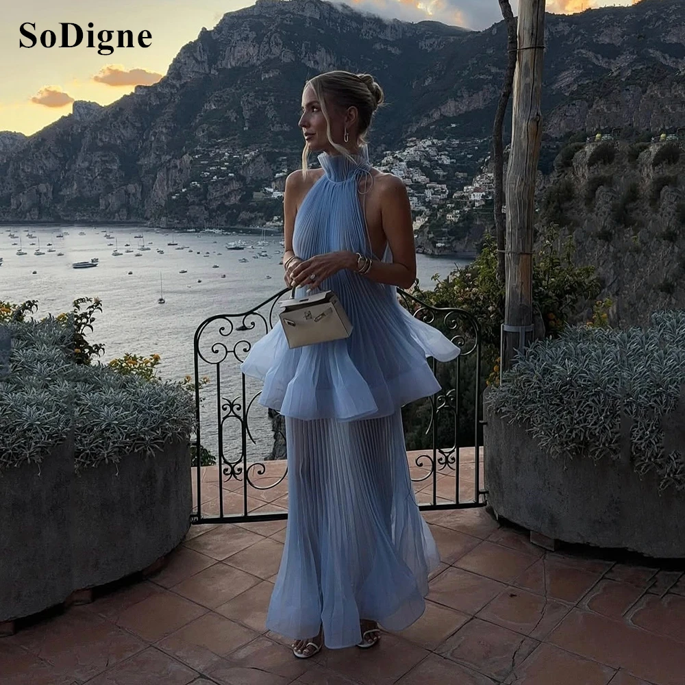 SoDigne Sexy Lace Bodycon Maxi Evening Dress Low Cut-out Waist-Cinching Prom Dress Pleated Sleeveless Party Gowns Customized
SoDigne Sexy Lace Bodycon Maxi Evening Dress Low Cut-out Waist-Cinching Prom Dress Pleated Sleeveless Party Gowns Customized