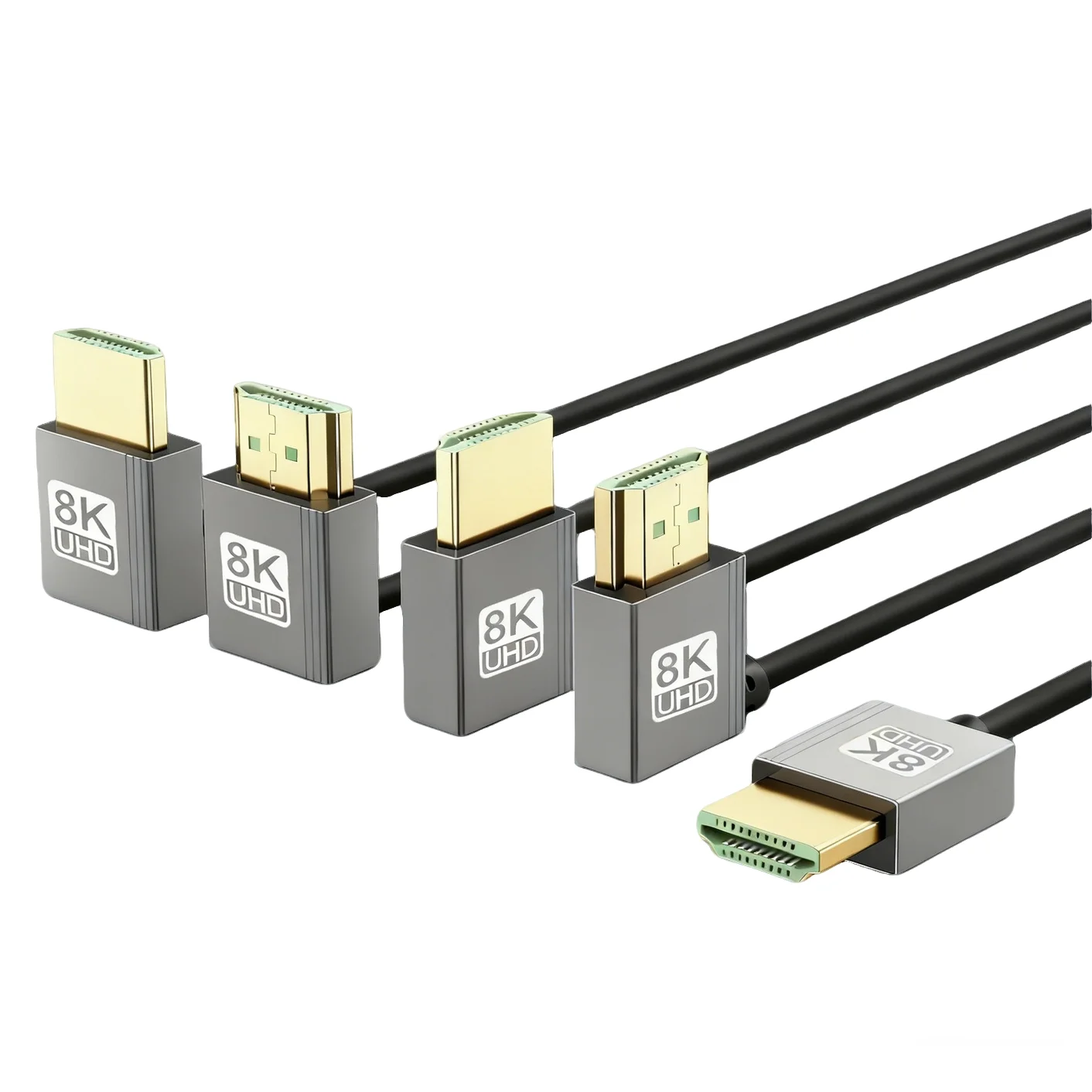 8K 60Hz HDMI-compatible 2.1 Cable 90 Degree Angled Connectors Aluminum Shell Soft Silicone Cord for PC Gaming Consoles TV
8K 60Hz HDMI-compatible 2.1 Cable 90 Degree Angled Connectors Aluminum Shell Soft Silicone Cord for PC Gaming Consoles TV