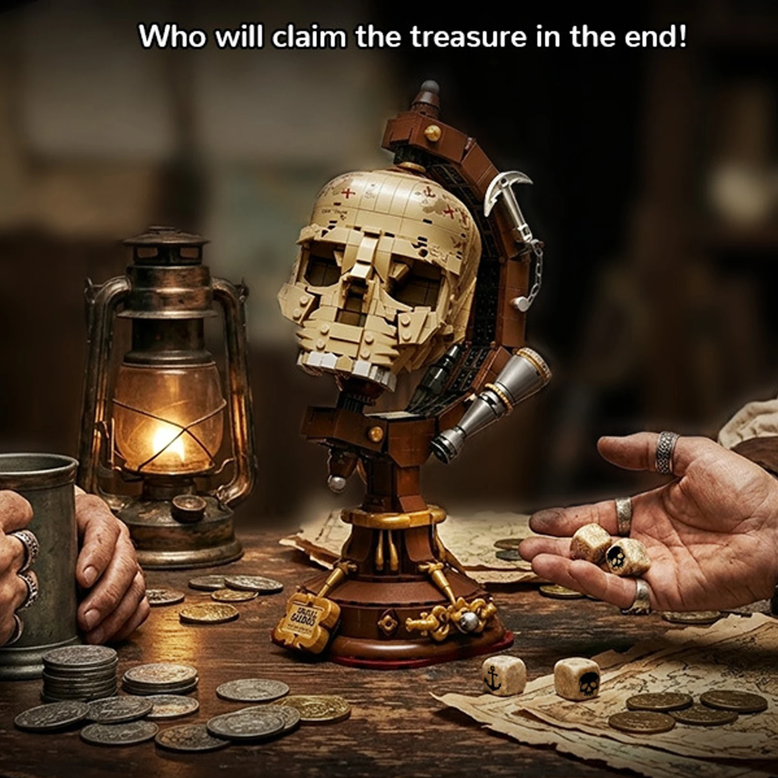 MOC Pirate Skull Globe 1136PCS Building Blocks Set Pirate-themed Party Game Photo Props Creative Desk Decor Holiday Gifts Toys
MOC Pirate Skull Globe 1136PCS Building Blocks Set Pirate-themed Party Game Photo Props Creative Desk Decor Holiday Gifts Toys
