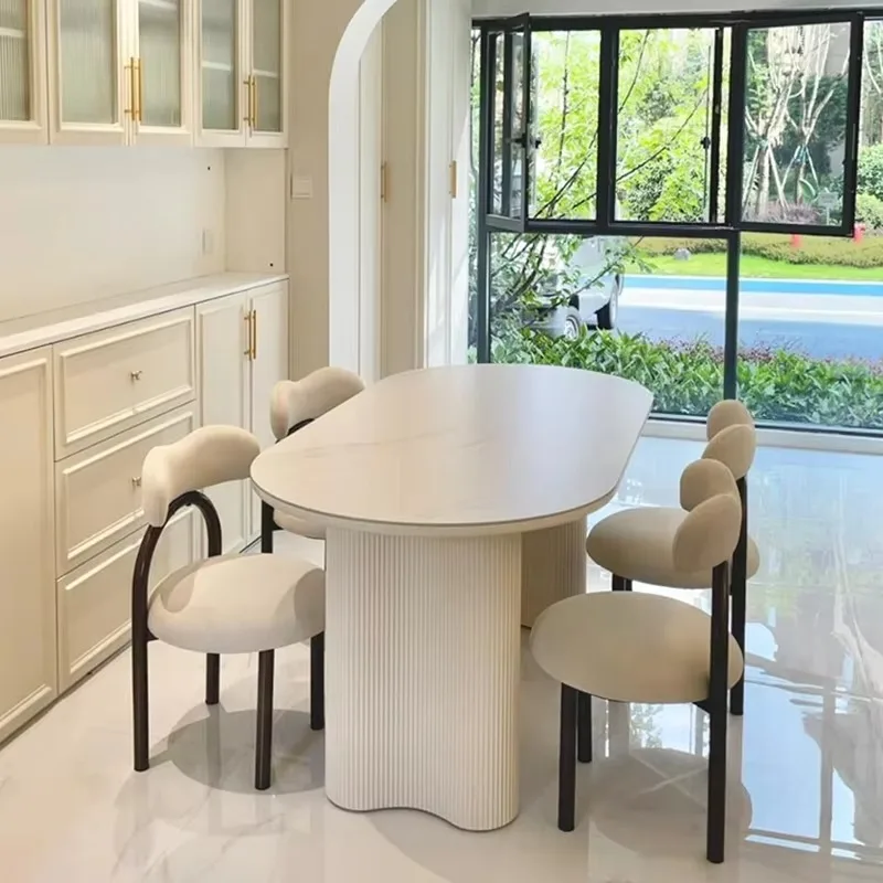 Writing Design Oval Dining Tables Restaurant Party Luxury Kitchen Set Dining Tables Salon Modern Stoly Do Jadalni Furniture Home 
Writing Design Oval Dining Tables Restaurant Party Luxury Kitchen Set Dining Tables Salon Modern Stoly Do Jadalni Furniture Home