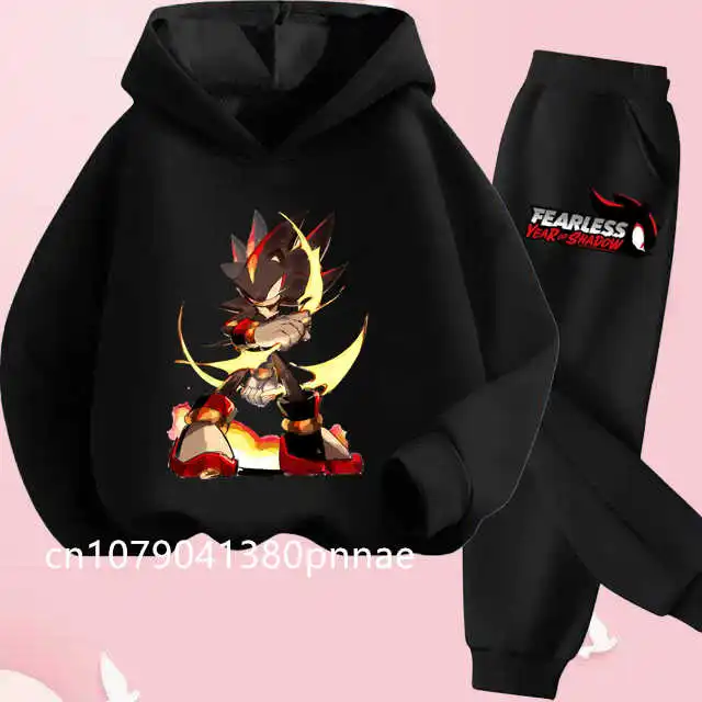 Children's Anime Cartoon Sonic Letter Printed Autumn/Winter Warm Two Piece Hoodie+Pants Sports Set for Boys and Girls Aged 3-13
Children's Anime Cartoon Sonic Letter Printed Autumn/Winter Warm Two Piece Hoodie+Pants Sports Set for Boys and Girls Aged 3-13