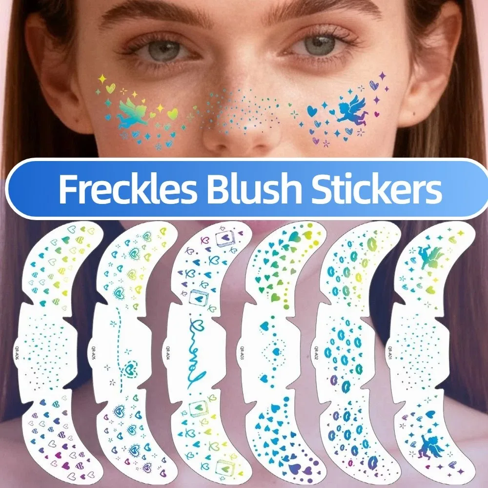 6pcs Waterproof Freckles Blush Stickers Long Lasting Disposable Face Temporary Tattoos Facial Art Makeup Stickers Amusement Park
6pcs Waterproof Freckles Blush Stickers Long Lasting Disposable Face Temporary Tattoos Facial Art Makeup Stickers Amusement Park