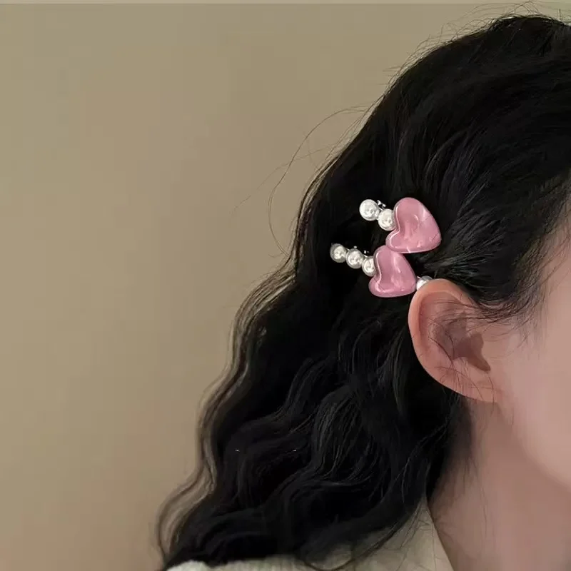 Pink Love Pearl Hairpin Female Korean Version Sweet Hair Accessories Bridal Wedding Headwear Girl's Heart Y2K Millennium Style H
Pink Love Pearl Hairpin Female Korean Version Sweet Hair Accessories Bridal Wedding Headwear Girl's Heart Y2K Millennium Style H