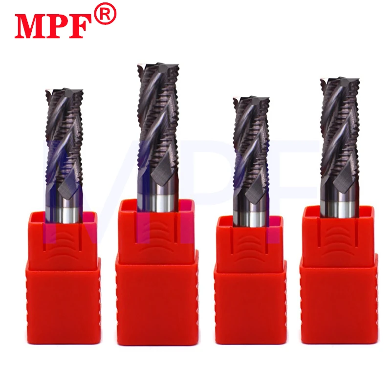 HRC55 4-Flute Roughing End Mill Tungsten Steel Carbide Nano Coating Milling Cutter For CNC Wave Blade Machining Endmills Tools
HRC55 4-Flute Roughing End Mill Tungsten Steel Carbide Nano Coating Milling Cutter For CNC Wave Blade Machining Endmills Tools
