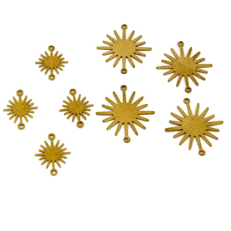 20Pcs Raw Brass Sun Flower Connectors Charms Pendant DIY Necklace Earrings Jewelry Findings Making Supplies DIY Accessories
20Pcs Raw Brass Sun Flower Connectors Charms Pendant DIY Necklace Earrings Jewelry Findings Making Supplies DIY Accessories