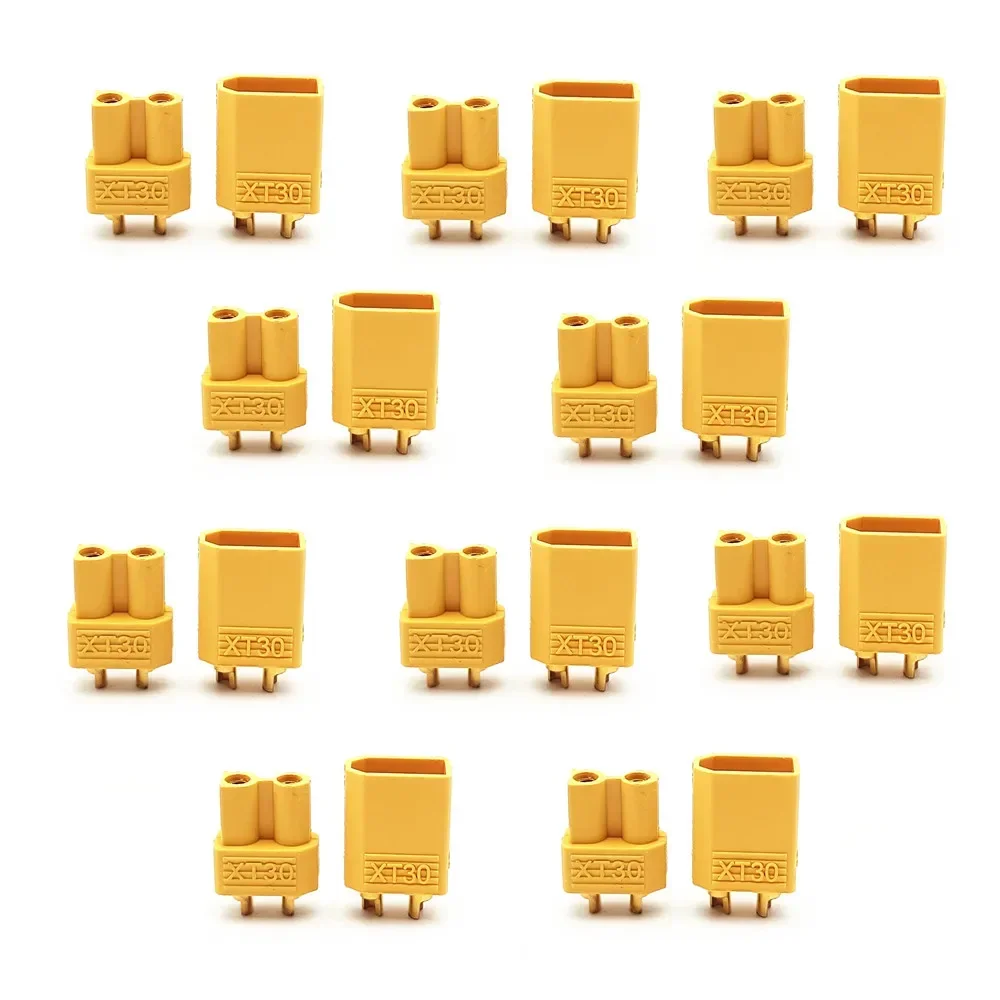 5/10pairs XT30 XT 30 Bullet Connectors Plug For RC Quadcopter FPV Racing Drone Lipo Battery Quadcopter Car Boat DIY Accessories
5/10pairs XT30 XT 30 Bullet Connectors Plug For RC Quadcopter FPV Racing Drone Lipo Battery Quadcopter Car Boat DIY Accessories