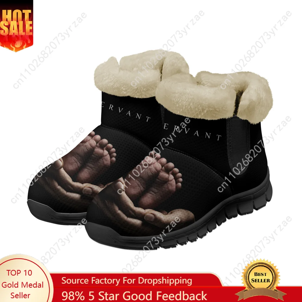 Servant Snow Boot Mens Womens Fashion Patterns Warm Boot High Quality Comfortable Casual Lightweight Sneakers Customized Shoes 
Servant Snow Boot Mens Womens Fashion Patterns Warm Boot High Quality Comfortable Casual Lightweight Sneakers Customized Shoes