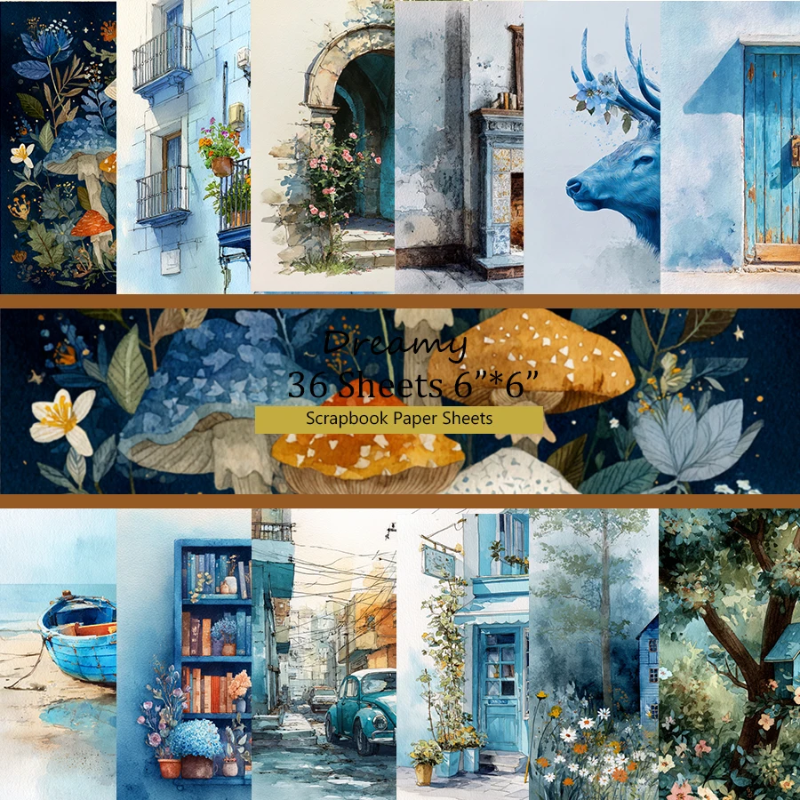 6"x6" Scrapbooking Paper (36 Sheets): Vintage Art Prints for Origami, Card Making, Journal & DIY Craft Needs
6"x6" Scrapbooking Paper (36 Sheets): Vintage Art Prints for Origami, Card Making, Journal & DIY Craft Needs