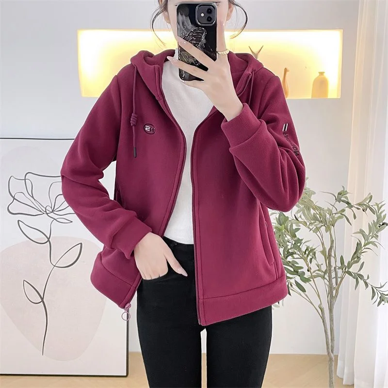 Coat Women Hooded Padded Warm Sports Fir 2025 Spring Autumn New Outdoor Loose Jacket Cardigan Long Sleeve Outwear Blouse Ladies
Coat Women Hooded Padded Warm Sports Fir 2025 Spring Autumn New Outdoor Loose Jacket Cardigan Long Sleeve Outwear Blouse Ladies