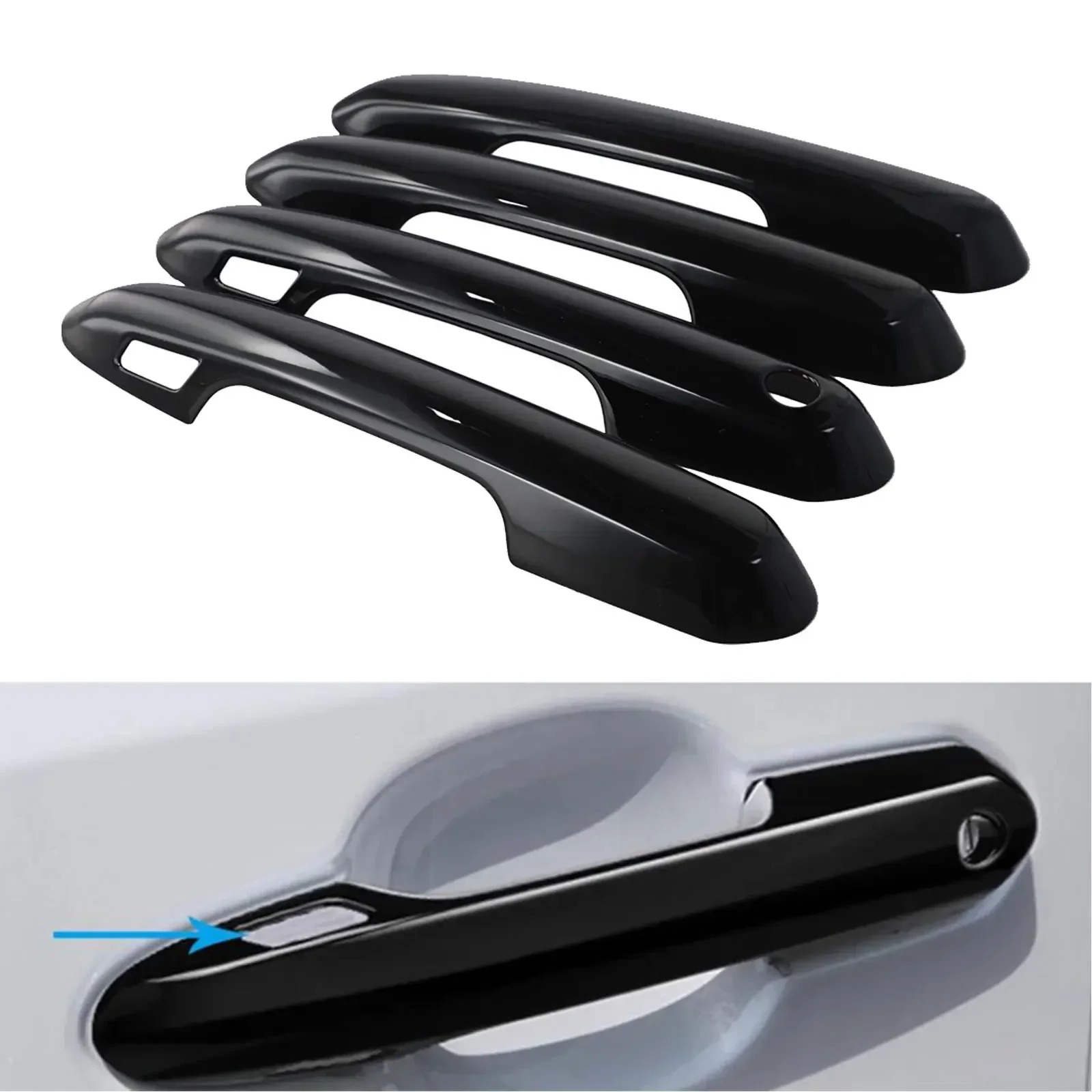 Black ABS Door Handle Catch Cover Trim For Toyota Highlander 2020- 2025 For Rav4 Replacement Car Accessories
Black ABS Door Handle Catch Cover Trim For Toyota Highlander 2020- 2025 For Rav4 Replacement Car Accessories