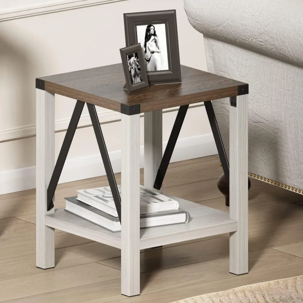 Nightstands Antique White & Brown Mobile Rustic Vintage Nightstand Side Table With Shelf for Living Room Bedroom Furniture Home
Nightstands Antique White & Brown Mobile Rustic Vintage Nightstand Side Table With Shelf for Living Room Bedroom Furniture Home