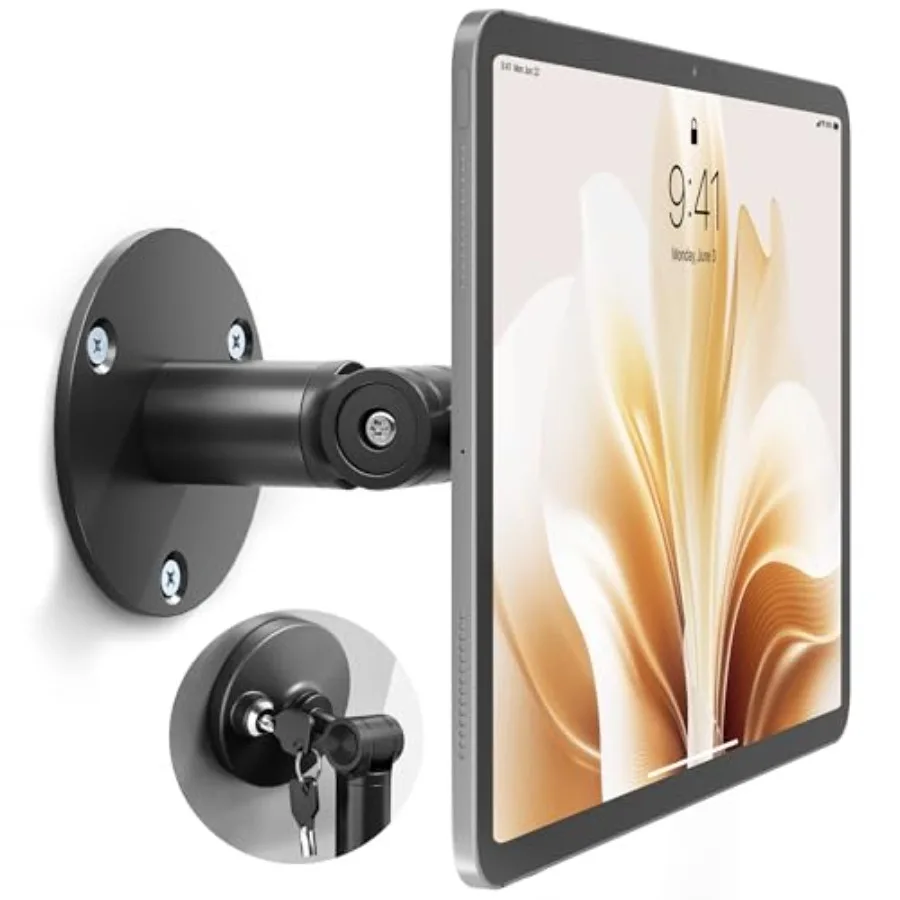 Anti-Theft Tablet Wall Mount Universal Tablet Kiosk with Security Lock Fit 7"-15" Screen Size Compatible with Ipad Series and S
Anti-Theft Tablet Wall Mount Universal Tablet Kiosk with Security Lock Fit 7"-15" Screen Size Compatible with Ipad Series and S