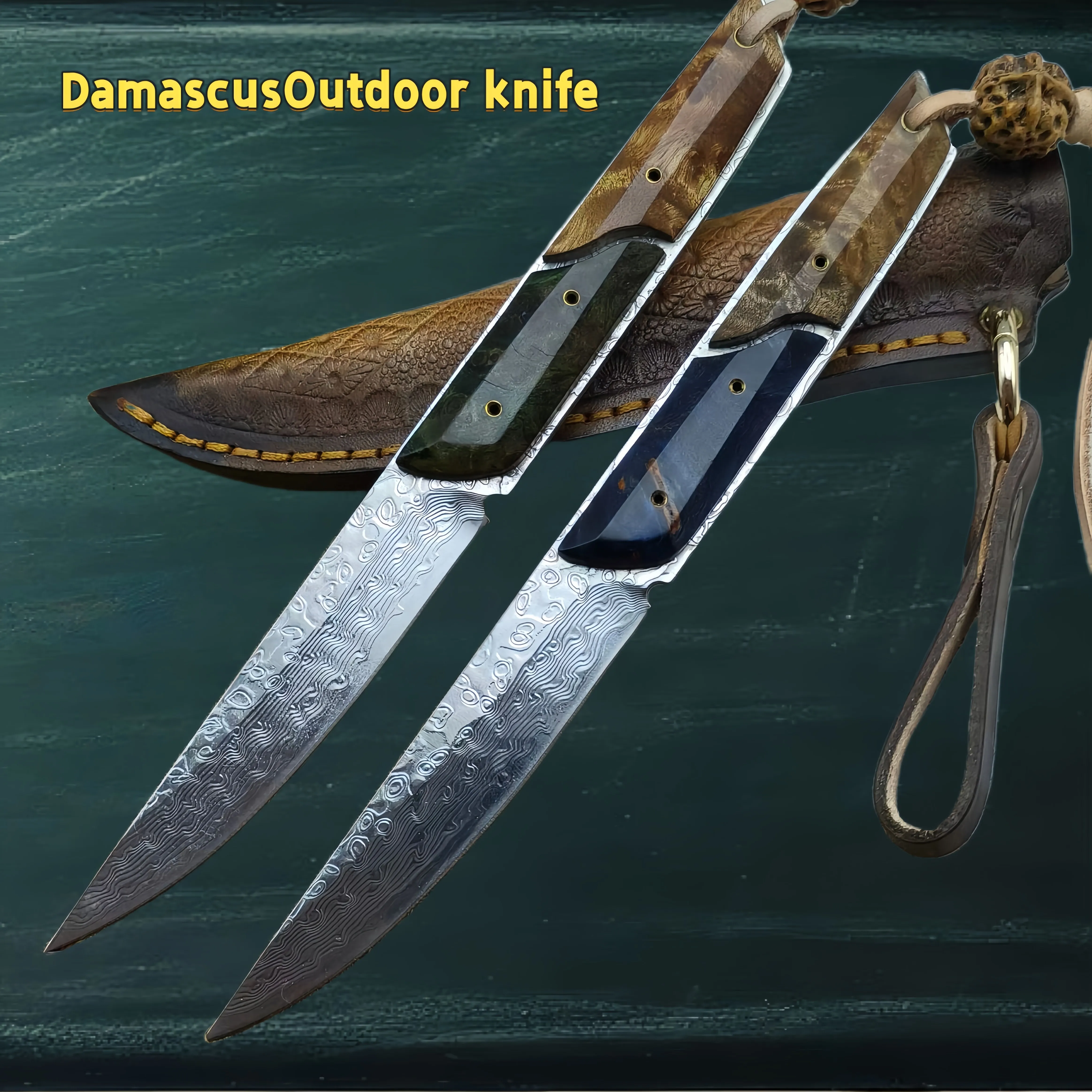 Damascus Steel Jungle Hunting Hiking Fishing Rescue EDC Tool Knife Outdoor Survival Knife Fruit Small Utility Knives Hand Tools
Damascus Steel Jungle Hunting Hiking Fishing Rescue EDC Tool Knife Outdoor Survival Knife Fruit Small Utility Knives Hand Tools