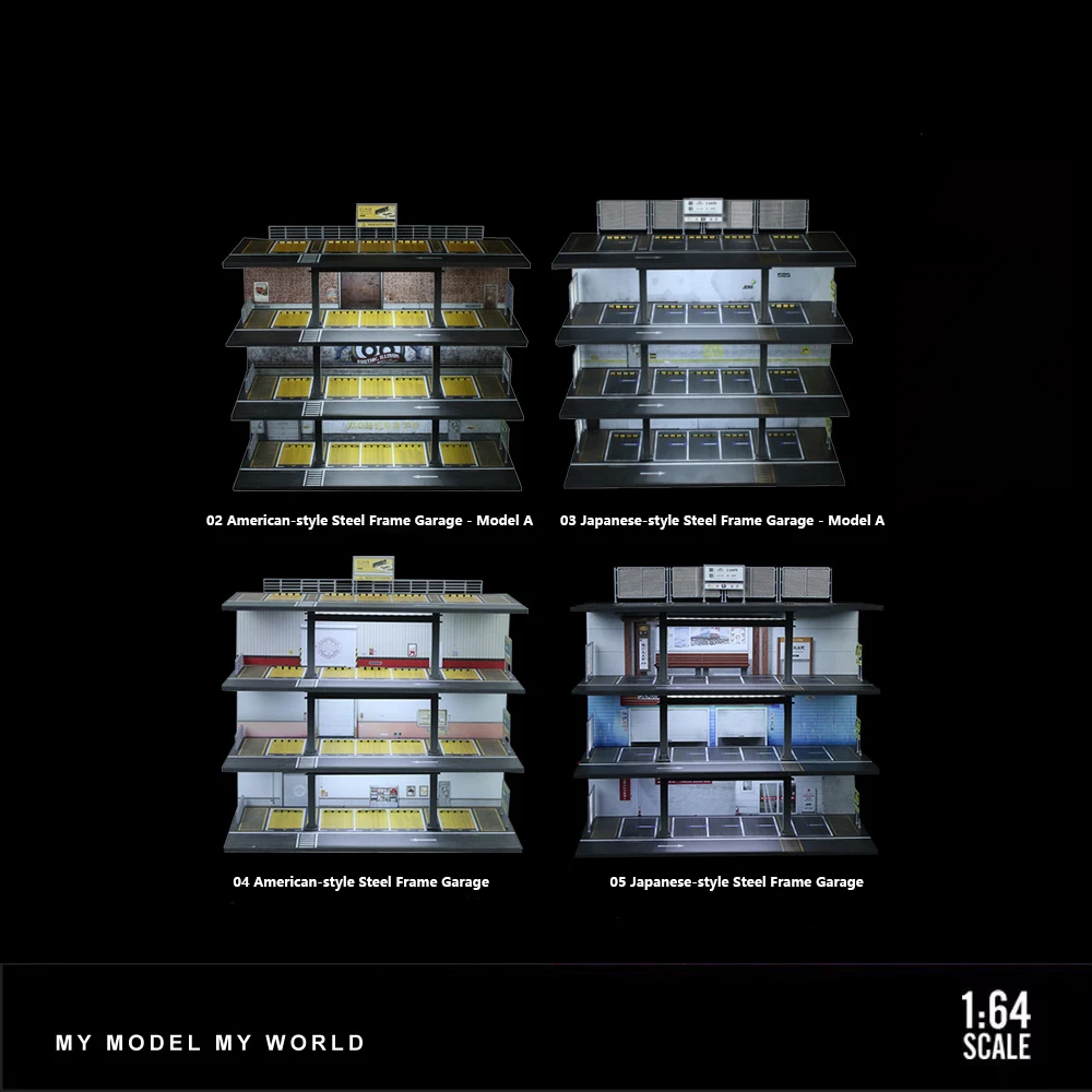 1:64Car Garage Models 4-Story Steel Frame Garage & Parking Lot Light-Up Assembly Simulation Model Car Garage Model Parking Lots
1:64Car Garage Models 4-Story Steel Frame Garage & Parking Lot Light-Up Assembly Simulation Model Car Garage Model Parking Lots