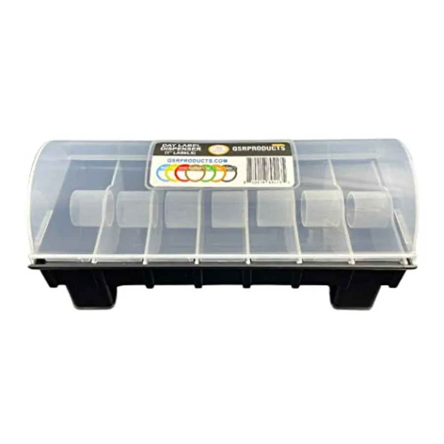 7-Slot Day of The Week Covered Label Dispenser for 3/4" and 1" Labels - Food Sticker Holder for Inventory Management and Meal P
7-Slot Day of The Week Covered Label Dispenser for 3/4" and 1" Labels - Food Sticker Holder for Inventory Management and Meal P