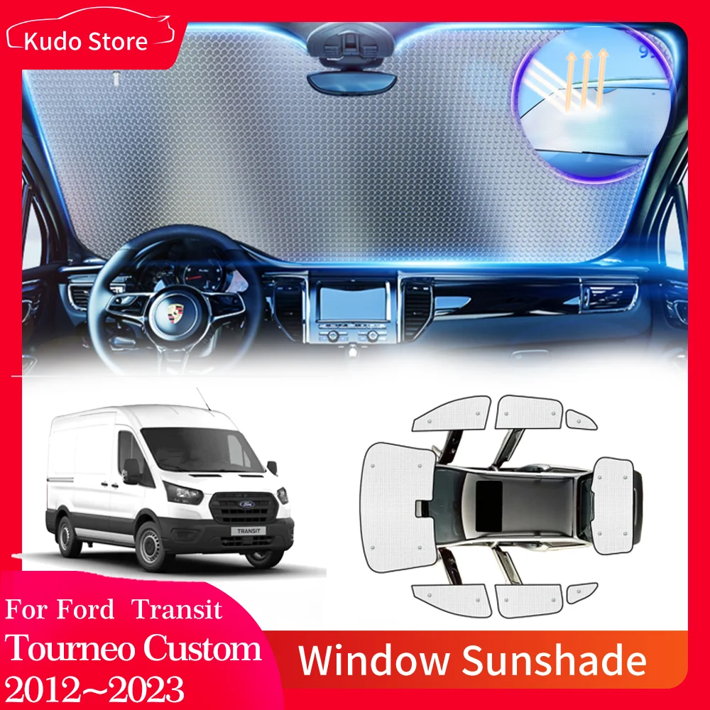 Full Car Sun Shade Parasol Mat for Ford Transit Tourneo Custom 2012~2023 Liner Visor Side Window Sunshade Cover Pad Accessories
Full Car Sun Shade Parasol Mat for Ford Transit Tourneo Custom 2012~2023 Liner Visor Side Window Sunshade Cover Pad Accessories