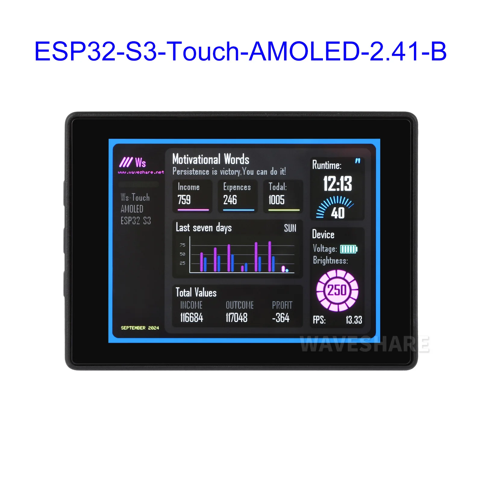 ESP32 ESP32-S3 2,1-дюймовый AMOLED сенсорный дисплей макетная плата с корпусом 600×450 32-битный двухъядерный процессор LX7 емкостный
ESP32 ESP32-S3 2,1-дюймовый AMOLED сенсорный дисплей макетная плата с корпусом 600×450 32-битный двухъядерный процессор LX7 емкостный