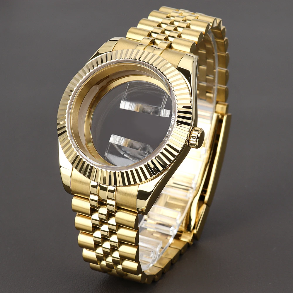 for 36mm 39mm NH35 NH36 NH34 NH38 4R35 Miyota 8205 8215 Mingzhu2813 DJ SK Watch Case Jubilee Strap Sapphire Glass High Quality
for 36mm 39mm NH35 NH36 NH34 NH38 4R35 Miyota 8205 8215 Mingzhu2813 DJ SK Watch Case Jubilee Strap Sapphire Glass High Quality
