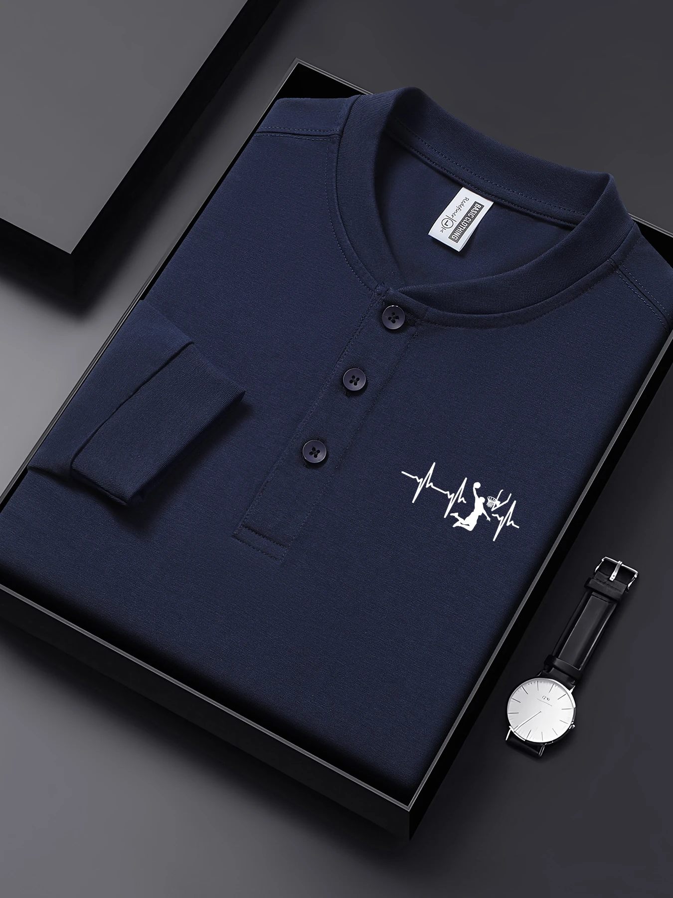 Dunk Line Простой принт Мужские рубашки на пуговицах Деловые повседневные хлопковые рубашки с длинным рукавом Генри с вырезом Базовая рубашка Осенняя мужская одежда в стиле хип-хоп
Dunk Line Простой принт Мужские рубашки на пуговицах Деловые повседневные хлопковые рубашки с длинным рукавом Генри с вырезом Базовая рубашка Осенняя мужская одежда в стиле хип-хоп