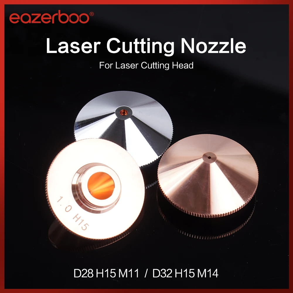 Fiber Laser Nozzle D28/D32 H15 M11 M14 Caliber 2.0 Single Double Chrome Plated for Fiber Laser Cutting Machine BT240 BM114 BM110
Fiber Laser Nozzle D28/D32 H15 M11 M14 Caliber 2.0 Single Double Chrome Plated for Fiber Laser Cutting Machine BT240 BM114 BM110