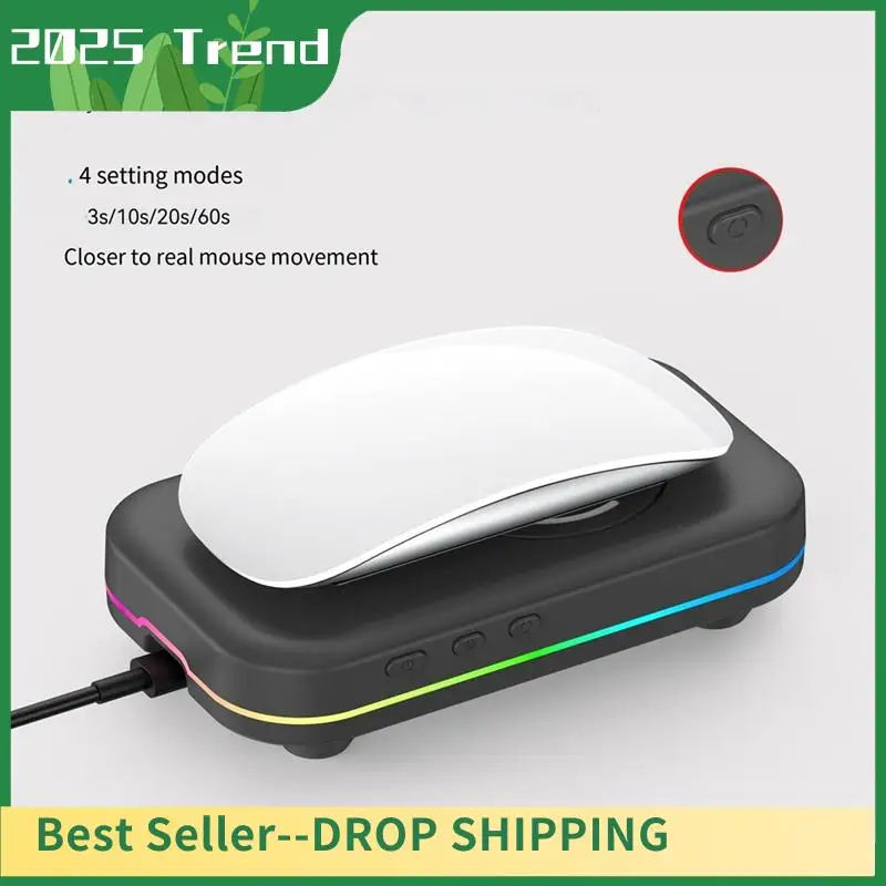 Top Deals Mouse Mover Jiggler On/Off Switch Mouse Shaker 4 Modes Mouse Moving Device Type-C Port Keeping PC Active & Secure
Top Deals Mouse Mover Jiggler On/Off Switch Mouse Shaker 4 Modes Mouse Moving Device Type-C Port Keeping PC Active & Secure