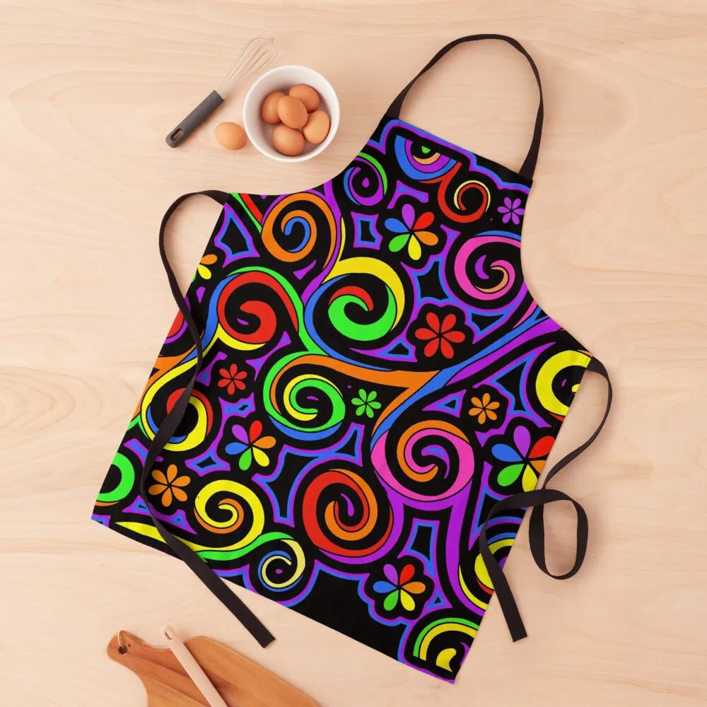 Rainbow Colors Abstract Swirls Hippy Art Apron Barista waiter Customizable Woman Apron
Rainbow Colors Abstract Swirls Hippy Art Apron Barista waiter Customizable Woman Apron
