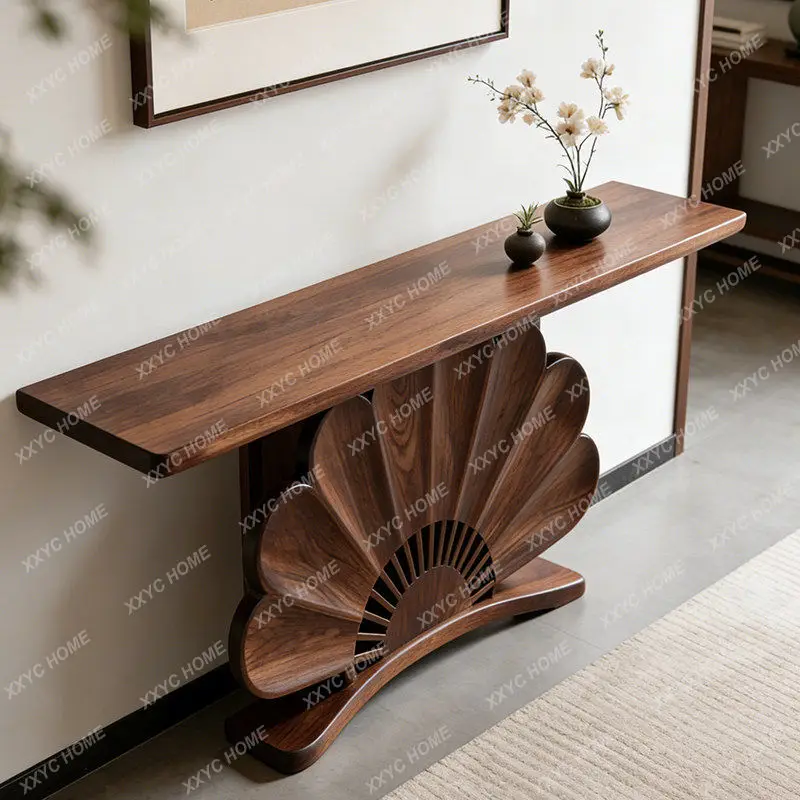 New Chinese-style villa living room entry petal porch table locker
New Chinese-style villa living room entry petal porch table locker
