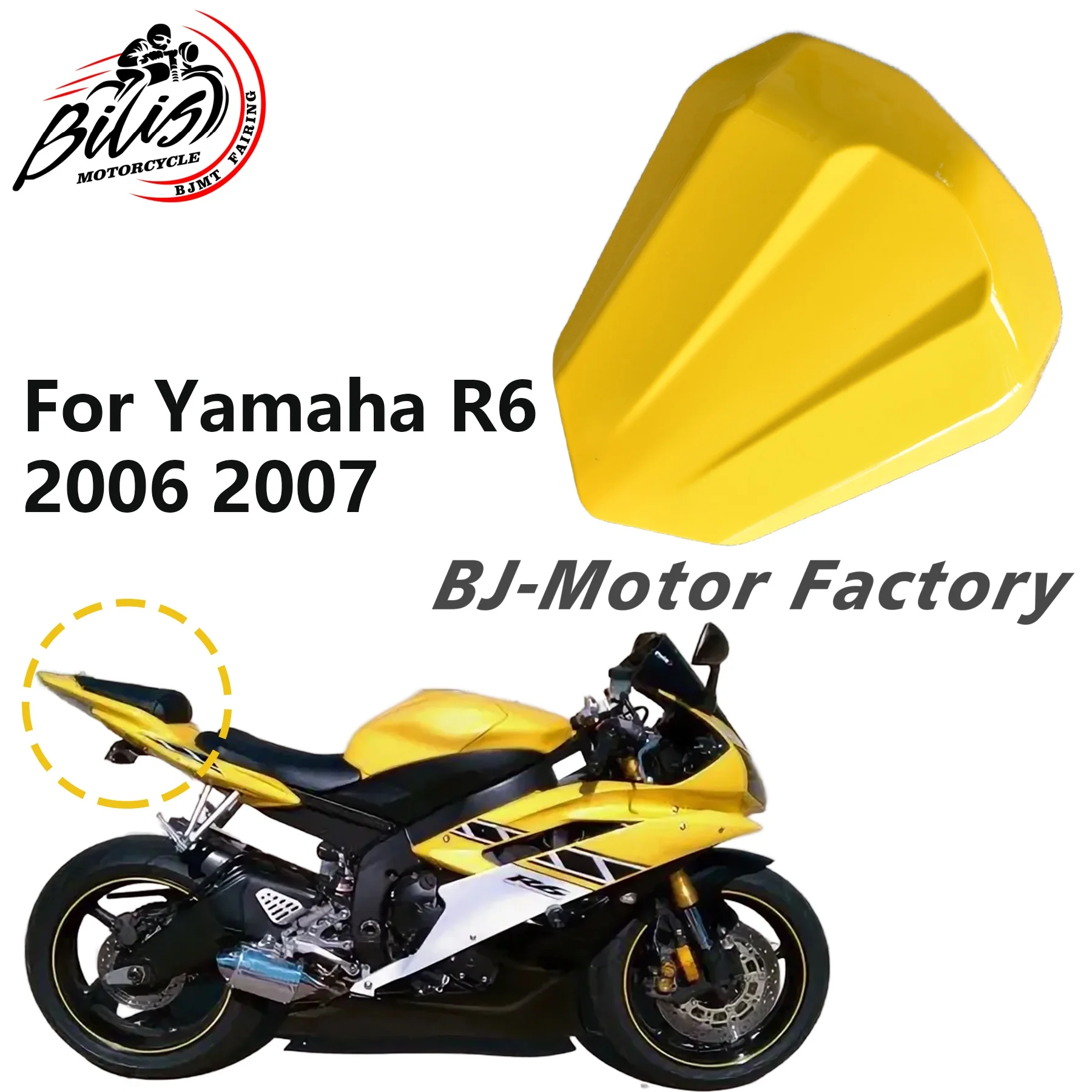 For YAMAHA R6 2006 2007 motorcycle Pillion Rear Seat Cover Cowl Fairing R6
For YAMAHA R6 2006 2007 motorcycle Pillion Rear Seat Cover Cowl Fairing R6