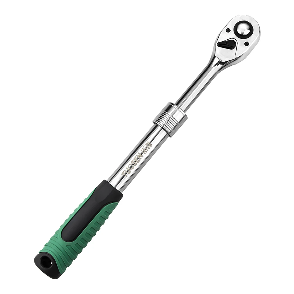 Telescopic Ratchet Wrench 72 Tooth Steel Spanner Tool Green 45 Stretchable Durable Practical Long Lasting Comfortable H
Telescopic Ratchet Wrench 72 Tooth Steel Spanner Tool Green 45 Stretchable Durable Practical Long Lasting Comfortable H