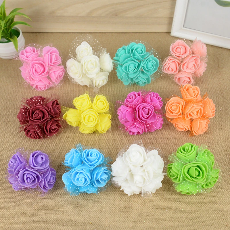 12pcs 3.5cm Yarn Foam Rose Blooms Artificial Flowers DIY Wreath Arrangement Wedding Ornament Holiday Gift Packaging Home Decor
12pcs 3.5cm Yarn Foam Rose Blooms Artificial Flowers DIY Wreath Arrangement Wedding Ornament Holiday Gift Packaging Home Decor