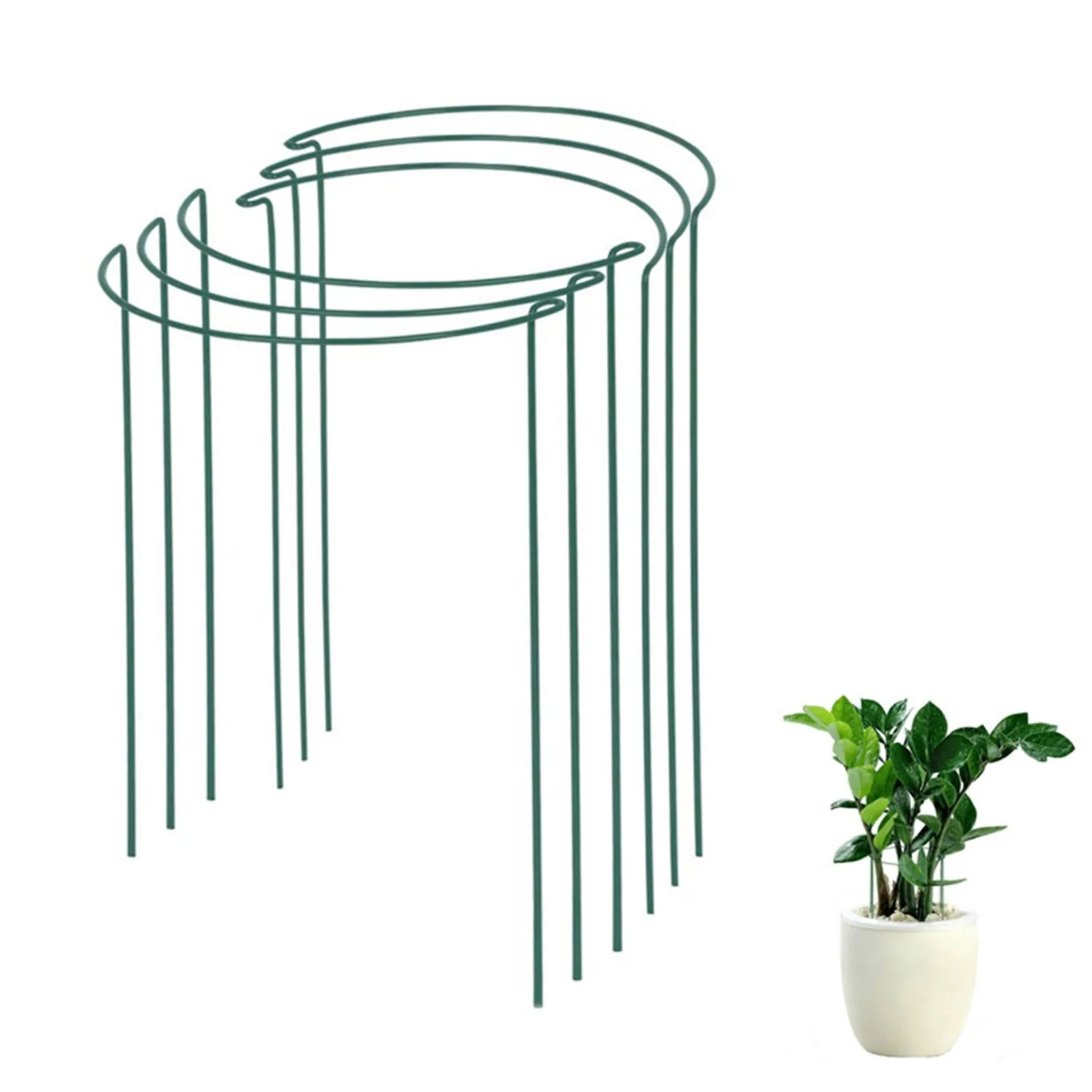 6pcs Plant Support Stake Metal Ring Cage for Vegetable Growing Adjustable Stand Support For Flowers Plants Home Gardening Tools
6pcs Plant Support Stake Metal Ring Cage for Vegetable Growing Adjustable Stand Support For Flowers Plants Home Gardening Tools